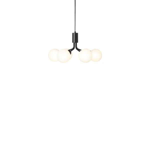 Apiales 6 Lysekrone Satin Sort & Opal