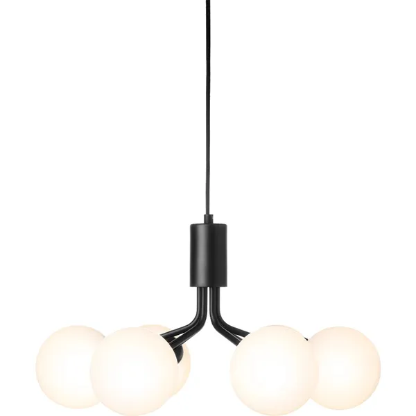 Apiales 6 Lysekrone Satin Sort & Opal