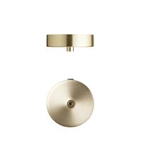 Apiales 6 Lysekrone Børstet Messing/Optic Gold