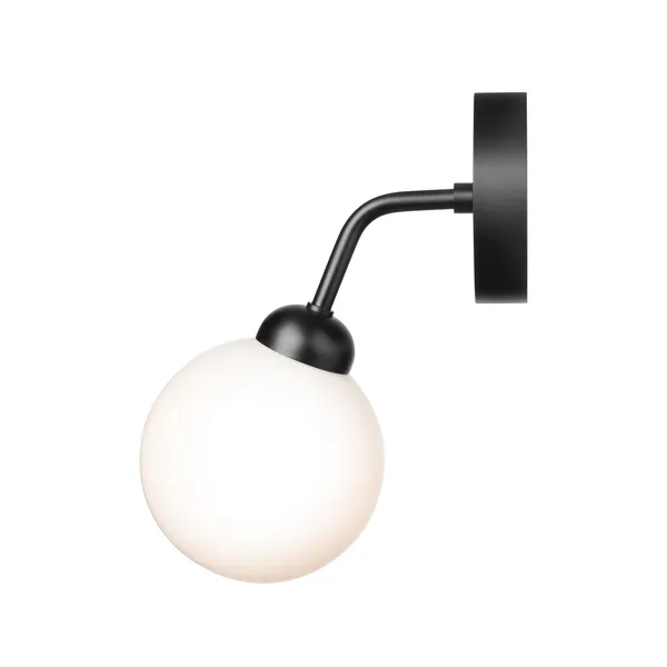Apiales Væglampe Satin Sort