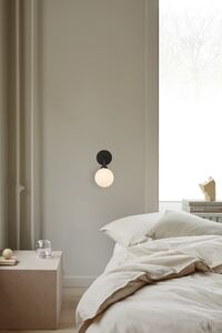 Apiales Væglampe Satin Sort