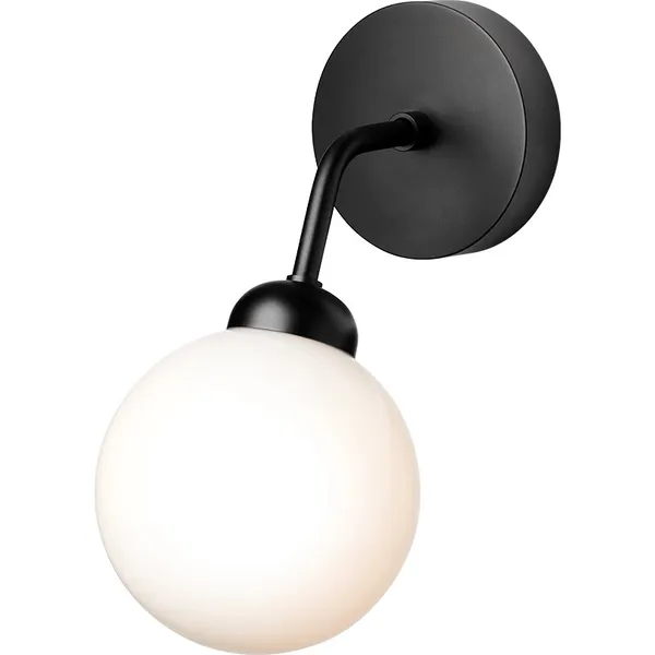 Apiales Væglampe Satin Sort