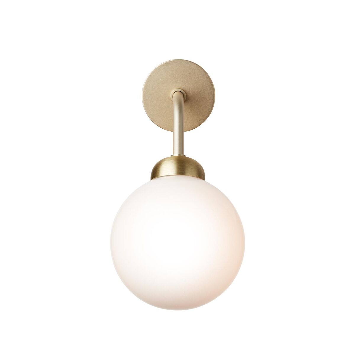 Apiales Wandlamp met Vaste Bedrading, Geborsteld Messing