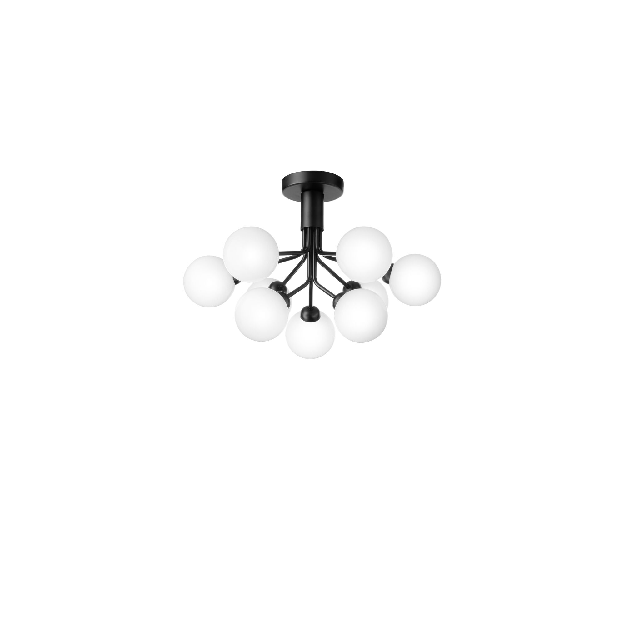 Apiales 9 Taklampa Satin/Opalvit