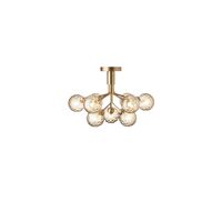 Apiales 9 Ceiling Light Brushed Brass/Optic Gold