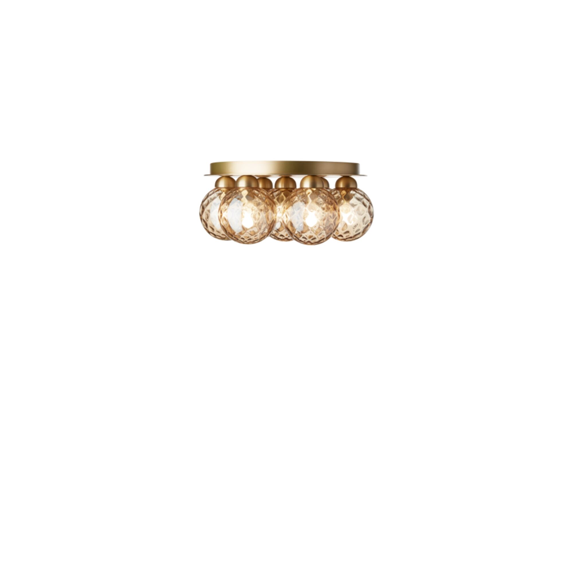Apiales 7 Taklampa Borstat M&auml;ssing/ Guld