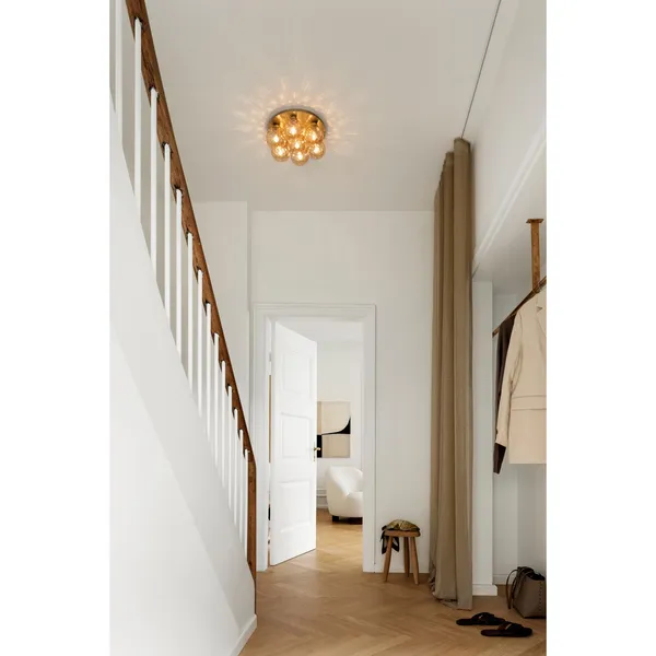 Apiales 7 Loftlampe Børstet Messing/Guld