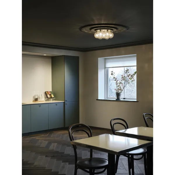 Apiales 7 Loftlampe Børstet Messing/Guld