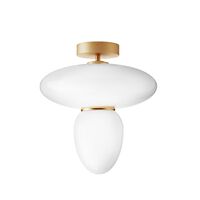 Rizzatto 42 Deckenleuchte Opal/ Messing