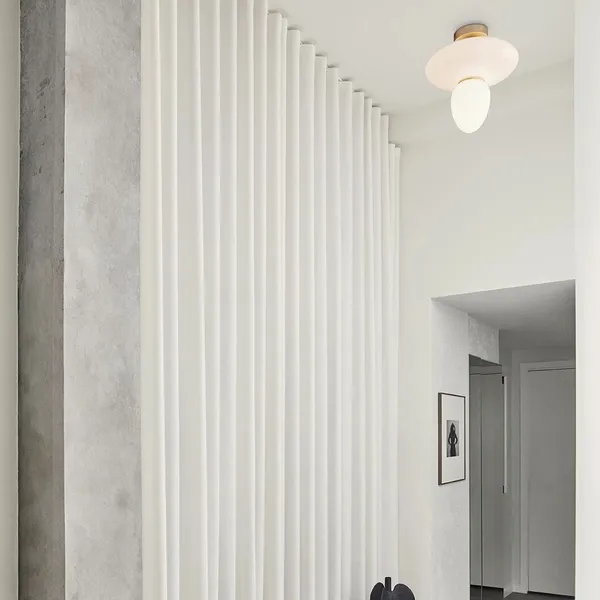 Rizzatto 42 Loftlampe Opal/ Messing