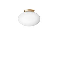 Rizzatto 301 Loftlampe Satin Messing/Opal