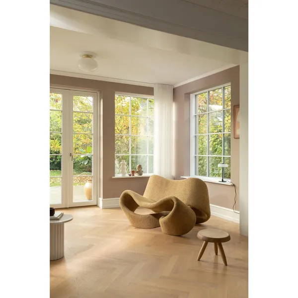 Rizzatto 301 Loftlampe Satin Messing/Opal