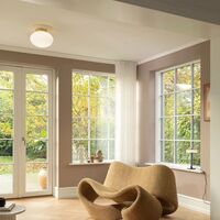 Rizzatto 301 Loftlampe Satin Messing/Opal