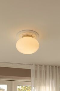 Rizzatto 301 Loftlampe Satin Messing/Opal