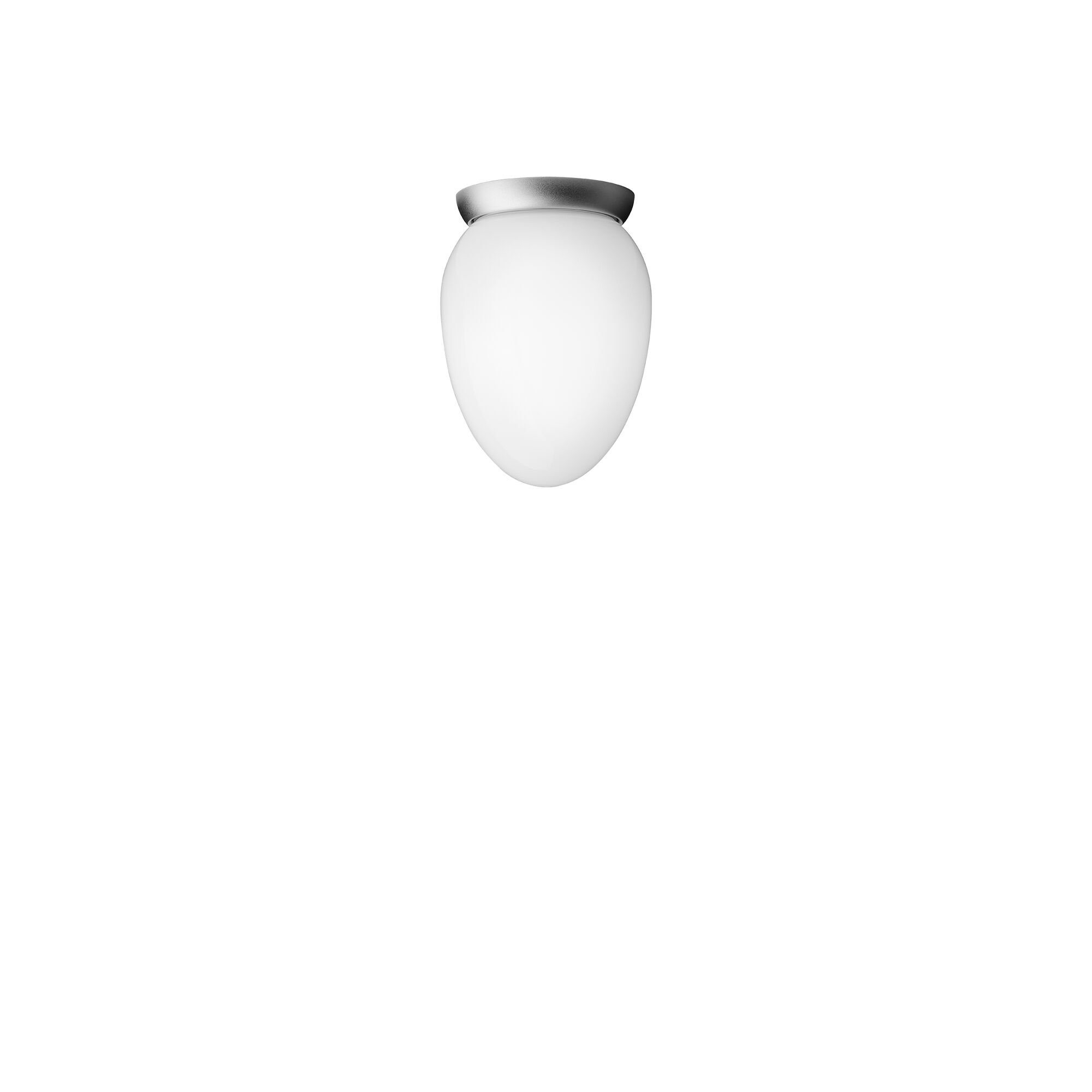 Rizzatto 171 Taklampa Satin Silver/Opal