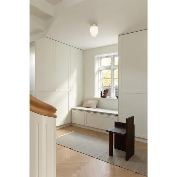 Rizzatto 171 Ceiling Light Satin Silver/Opal