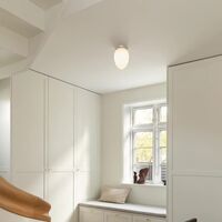 Rizzatto 171 Loftlampe Satin Sølv/Opal