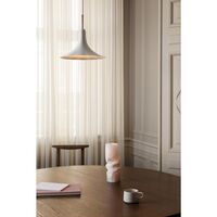 Petalii 1 Hanglamp Klein Wit/ Gepolijst Messing