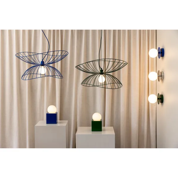 Art Deco Wall/ Ceiling Light Chrome/ White