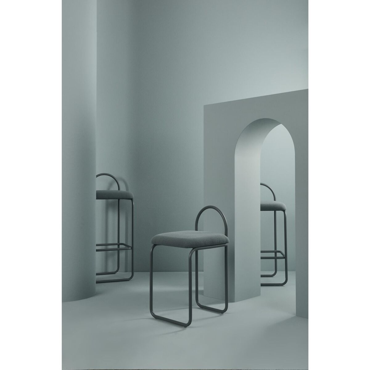 ANGUI Bar Stool 92.5 cm Dusty Blue