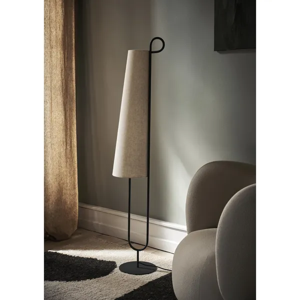Lampa Stojąca Ancora Czarny/naturalna