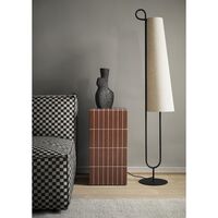 Lampa Stojąca Ancora Czarny/naturalna