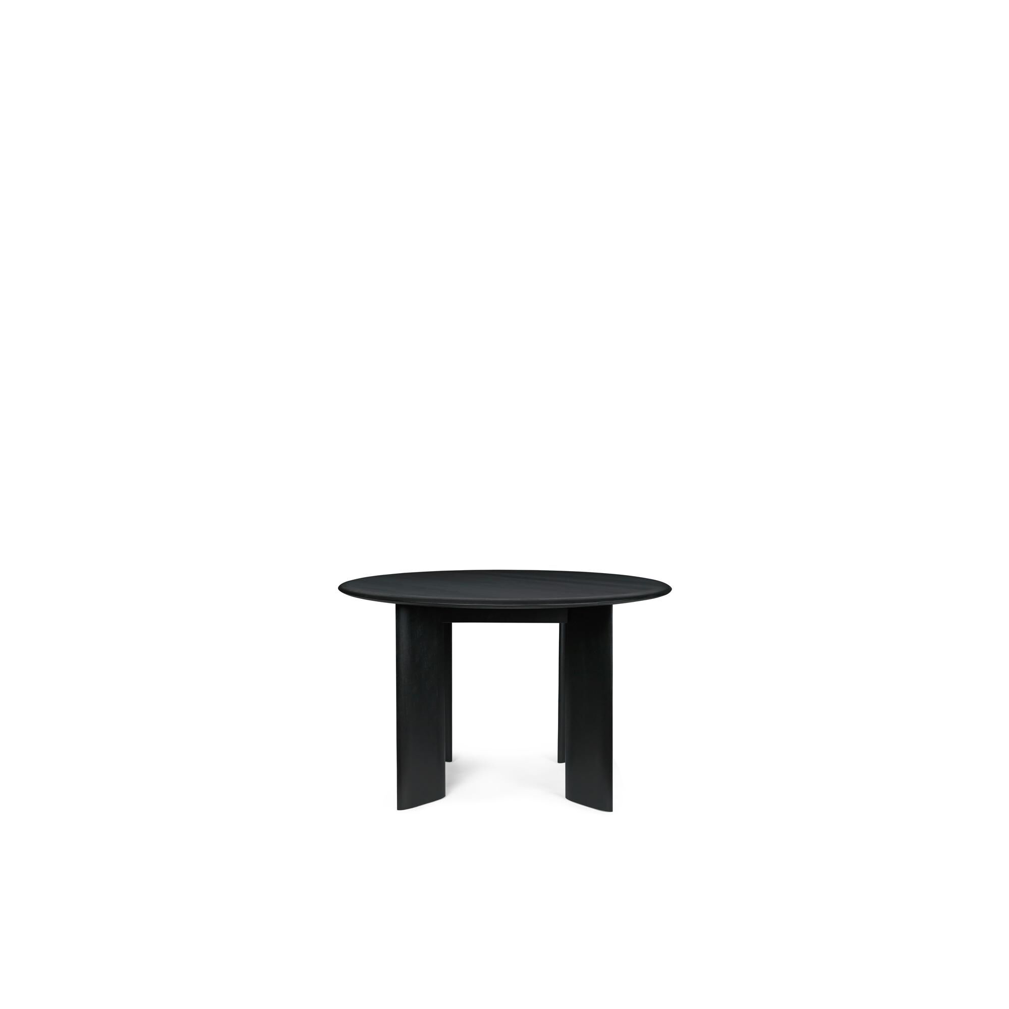 Bevel Rundt Spisebord É117 Sort/ Bøk