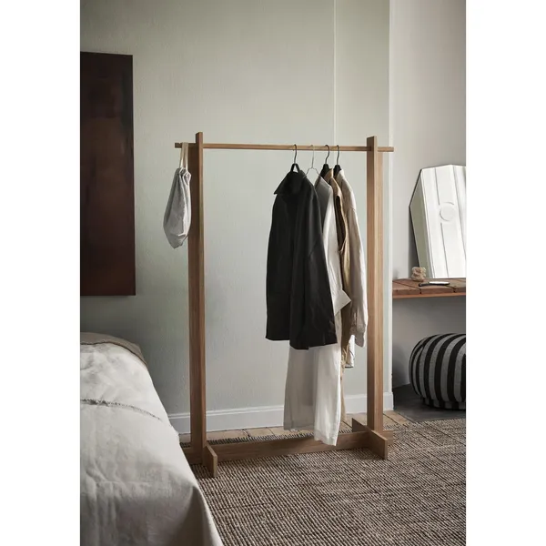 Bridge Clothes Rack 105x150 cm Oiled Oak