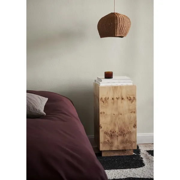 Burl Side Table Natural