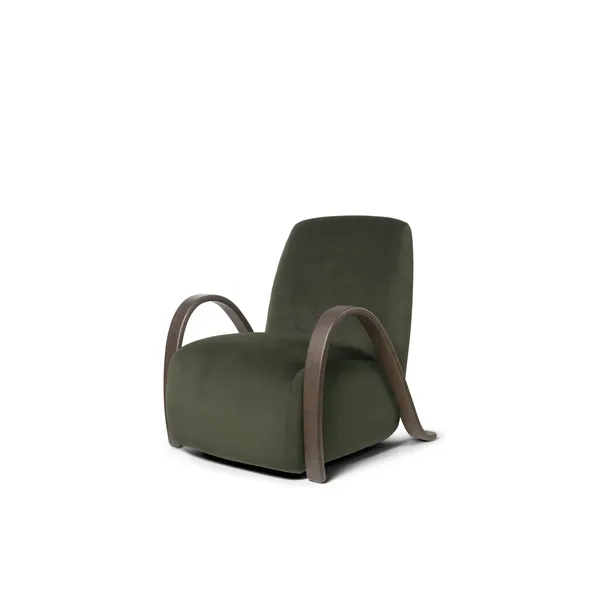 Buur Sessel Samt Kiefernholz