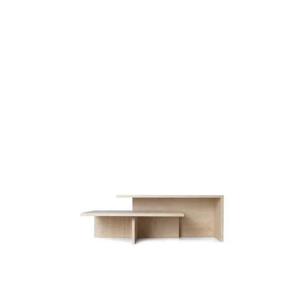Table Basse Distinct Grande Duo en Travertin