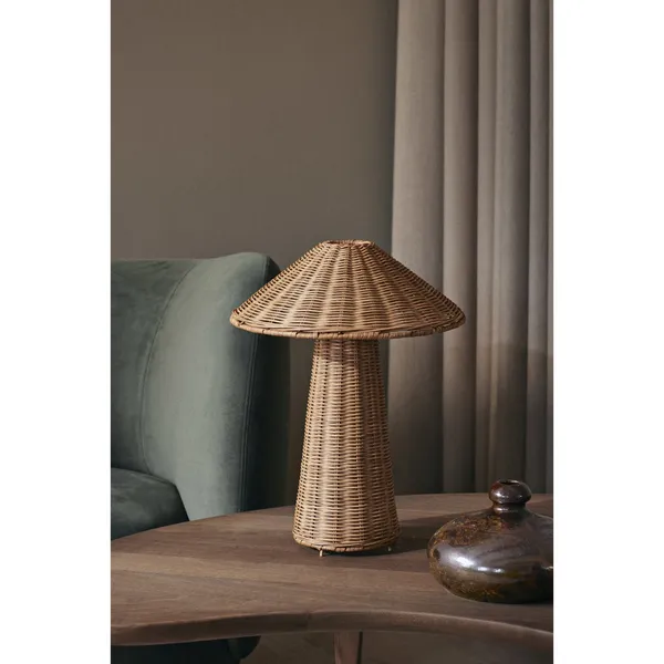 Ferm Living Dou Color Natural – Lámpara de mesa — imagen 2