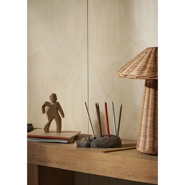 Ferm Living Dou Color Natural – Lámpara de mesa — imagen 4