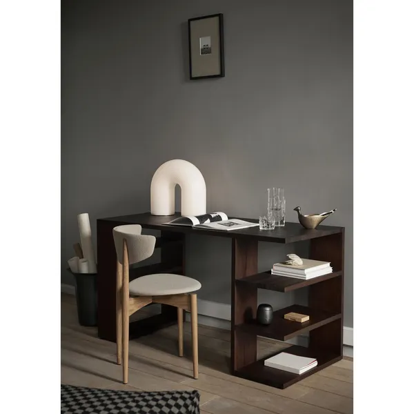 Edre Desk Dark/Pine Wood