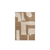 Stück Teppich 200x300 cm Cremefarben/Toffee