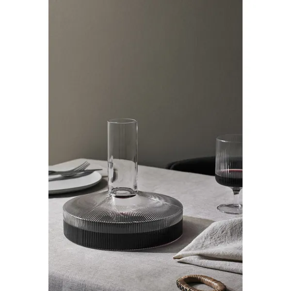 Ripple Wine Carafe Clear