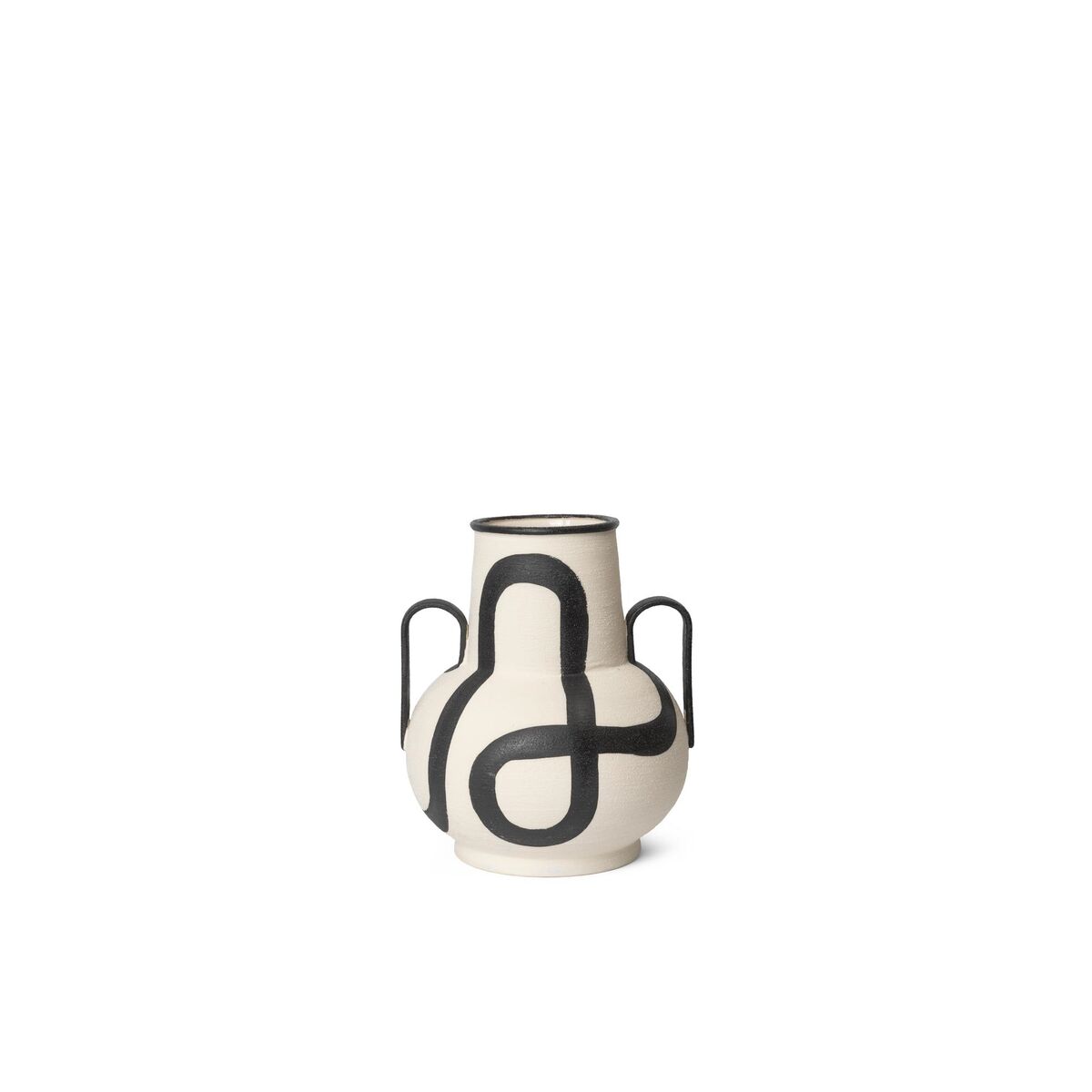 Trace Vase Blanc Cassé