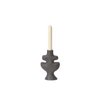 Yara Candlestick Small Rustic Iron