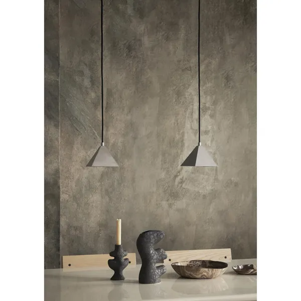 Yara Candlestick Small Rustic Iron