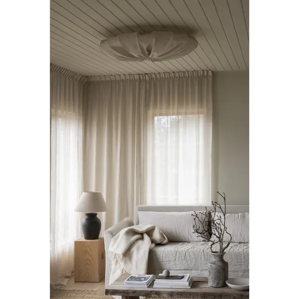 Anna 40 Ceiling Light Natural Linen