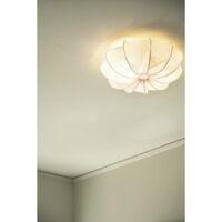 Anna 40 Ceiling Light White Linen