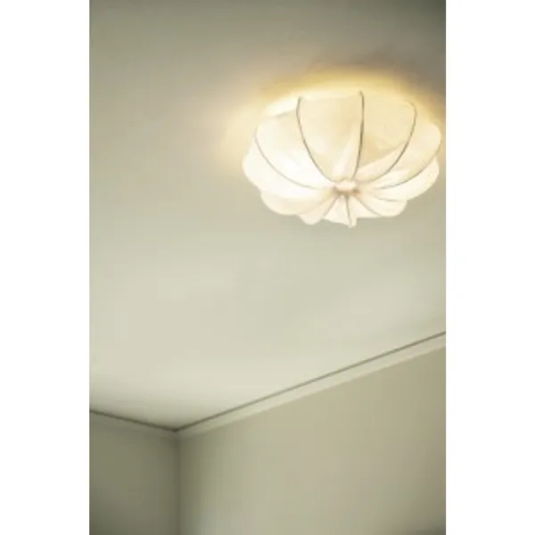 Anna 40 Ceiling Light White Linen