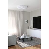 Anna 40 Ceiling Light White Linen