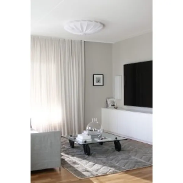 Anna 40 Ceiling Light White Linen