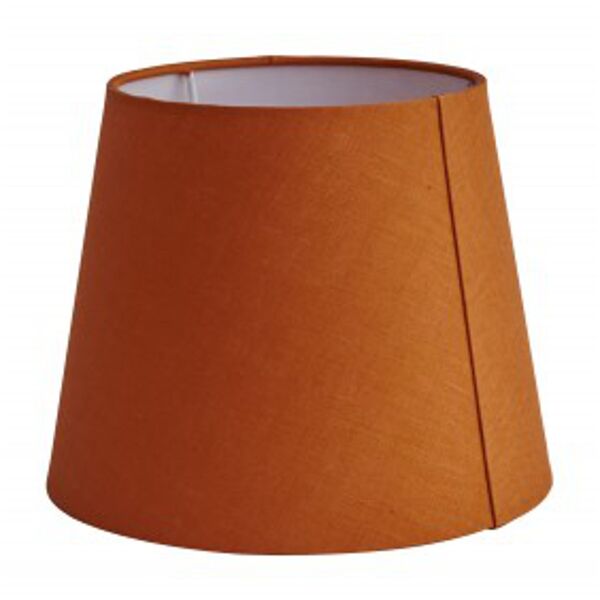 Basic Straight 20 Lampenschirm Gebranntes Orange