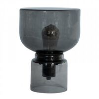 Grace Table Lamp Smoked Gray