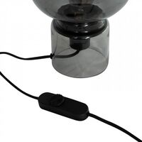 Grace Table Lamp Smoked Gray