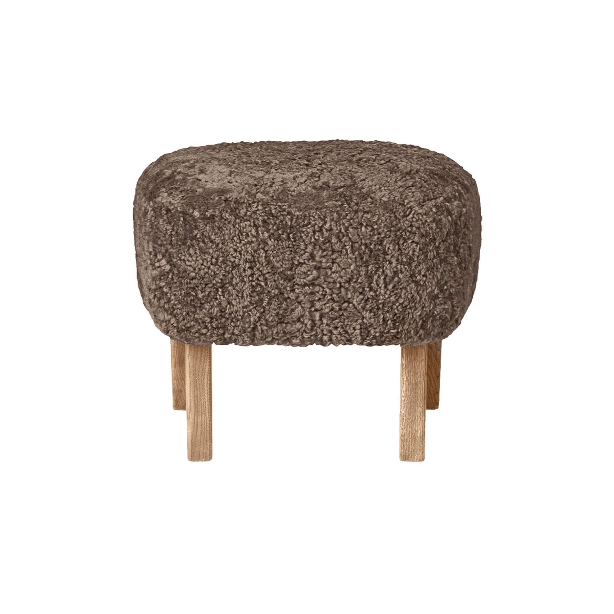 Ingeborg Ottoman Natural Eg/Sheepskin Sahara