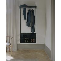 Wardrobe Shelf 1 Walnut/ Black