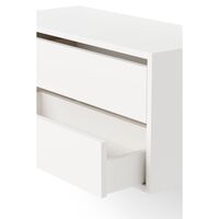 Libreria Mobile Bassa Con Ripiani Bianco